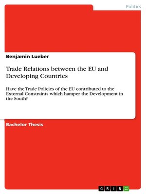 cover image of Trade Relations between the EU and Developing Countries